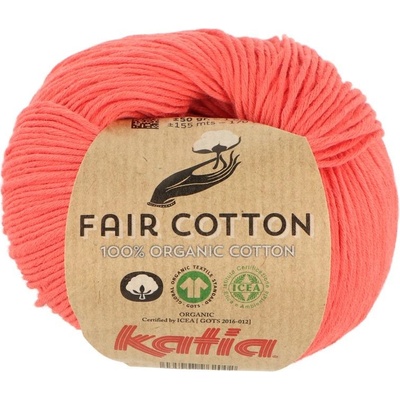 Katia Fair Cotton 44 lososová