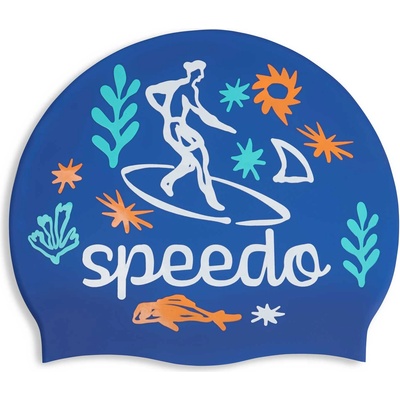Speedo Плувна шапка junior printed silicone