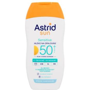 Astrid Sun Sensitive Milk SPF50+ водоустойчив слънцезащитен лосион за чувствителна кожа 150 ml