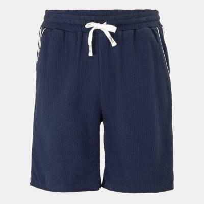 Fabric Мъжки къси панталони Fabric Waffle Shorts Mens - Navy