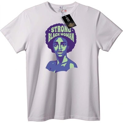 NOONEBRAND Тениска Силна Черна Жена - L, White