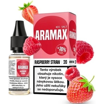 Aramax Salt Raspberry Straw 10 ml 20 mg – Zbozi.Blesk.cz