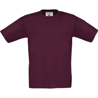 B&C dětské tričko Exact 150 kids t shirt fuchsiová
