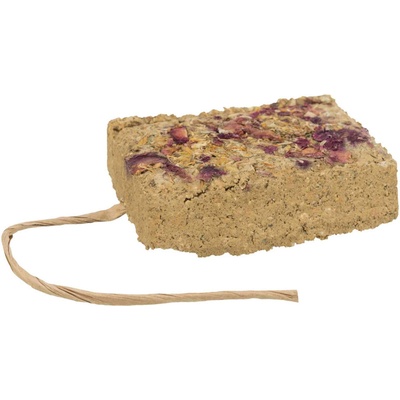 TRIXIE - Камък за гризачи от естествена глина с цветя - 100 гр