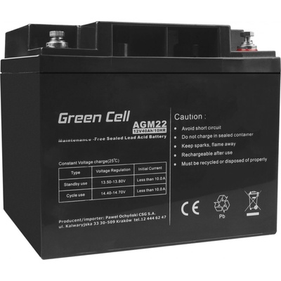 Green Cell 12V 40Ah