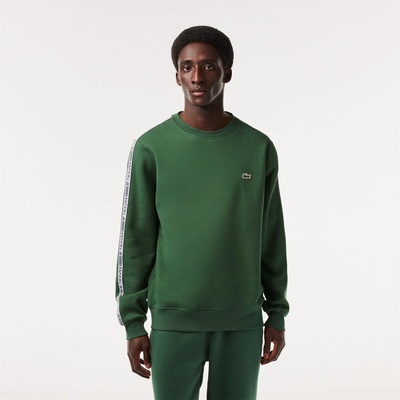 Lacoste Блуза Lacoste Logo Stripe Sweatshirt - Sequoia