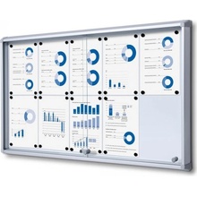 Jansen Display interiérová vitrína 10 x A4