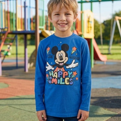 Setino chlapecké tričko Mickey Mouse královsky modrá