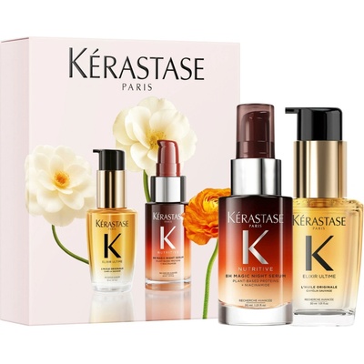Kérastase Mini Hero Duo Spring Set Magic Night sérum 30 ml + Elixir Ultime olej 30 ml