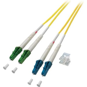 Conneu Oптична пач корда LC/АPC-LC/UPC Сингъл мод дуплекс, 15м (CNFJ-LCALCOS2DYE3mm-15)