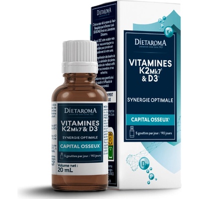 Diétaroma Витамин D3+ K2, 20 ml капки | Dietaroma (528293 (182829))