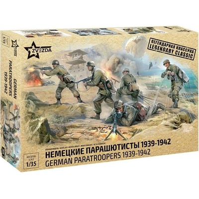 Zvezda German Paratroopers 1939–1942 1:35