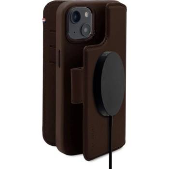 Decoded Кожен калъф Decoded Detachable Wallet за iPhone 14 Plus, съвместим с MagSafe, кафяв (D23IPO14MDW5CHB)