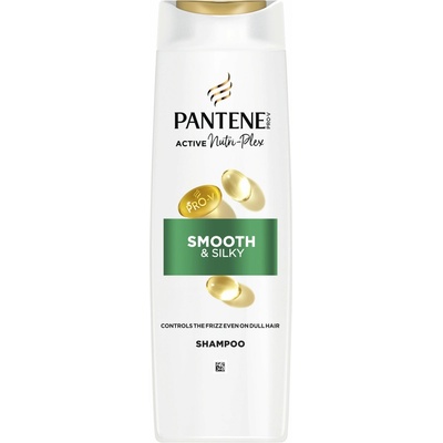 Pantene ProV Active Nutri Plex Smooth & Silky hydratační šampon pro lesk a hebkost vlasů 400 ml