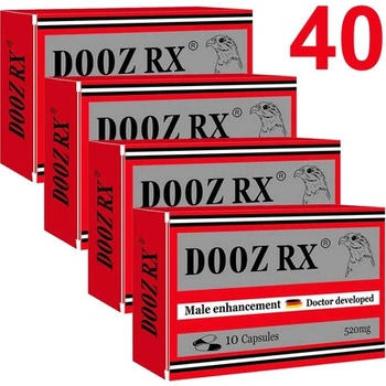 4 х DOOZ Rx 2х10 капсули за силна ерекция - секс стимулант