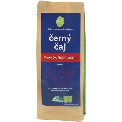 Fairobchod Bio černý čaj Rwanda FBOP Rukeri 500 g