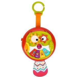 Raya Toys Бебешко пиано дрънкулка Raya Toys - Сова (503126001)