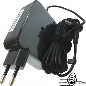 ASUS оригинален адаптер 65W19V 2P W/O CORE с EU щепсел (B0A001-00042800)