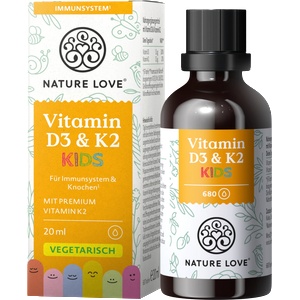 Nature love Детски витамин d3 & k2 - 20 мл