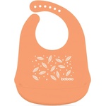Baboo Silicone Bib лигавник Peachy Keen, 4m+