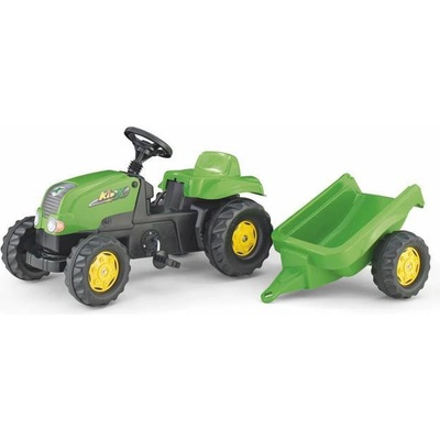 Rolly Toys 012169 Šlapací traktor Rolly Kid s vozíkem