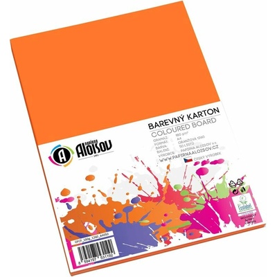 Stepa Kreslící karton A4 50ks 180g oranžový