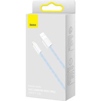 Baseus Кабел за бързо зарядно устройство Baseus Dynamic Series USB-A Lightning CALD000403 2.4A 1m син