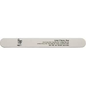 PEGGY SAGE Double sided nail file 400/400, white