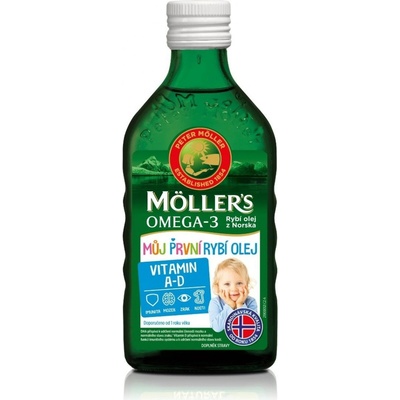 Möller´s Möller's Omega 3 Můj první rybí olej 0,25 l