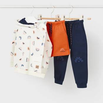 Image 1 of Mayoral Анцуг от 3 части за бебе момче в цвят помело Майорал