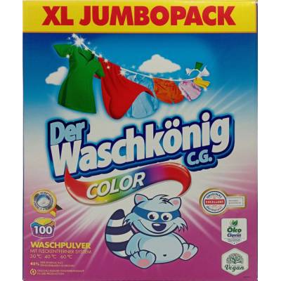 Der Waschkönig Prací prášek Color 6 kg 100 PD
