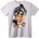 NOONEBRAND Тениска Колаж Филмови Икони - XL, White
