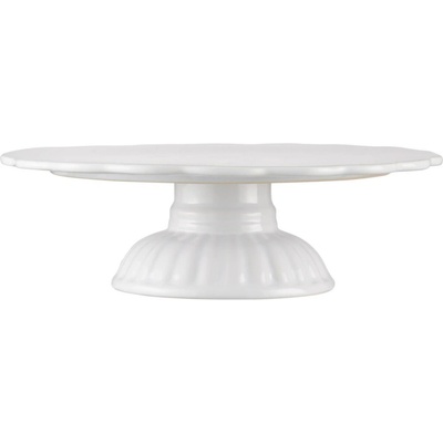 Keramický tác na nožce Mynte Pure White 29 cm Ib Laursen