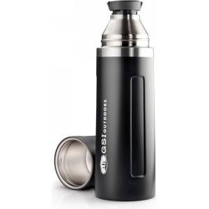 GSI Outdoors Glacier Stainless Vacuum Bottle 1l Цвят: черен