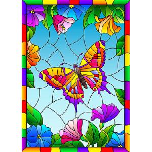 Enjoy - Puzzle Crystal Butterfly - 1 000 piese