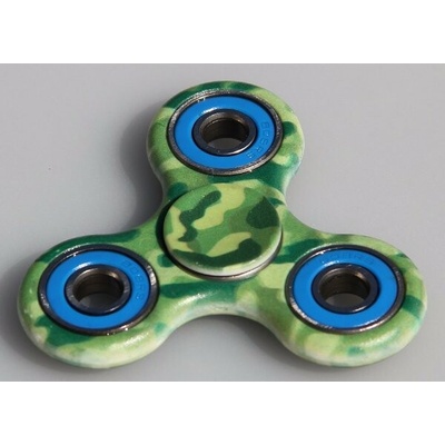 FIDGET SPINNER ANTISTRESOVÁ HRAČKA Army zeleno modrá