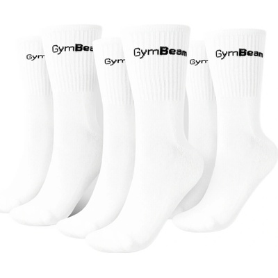 GymBeam ponožky Socks 3pack White
