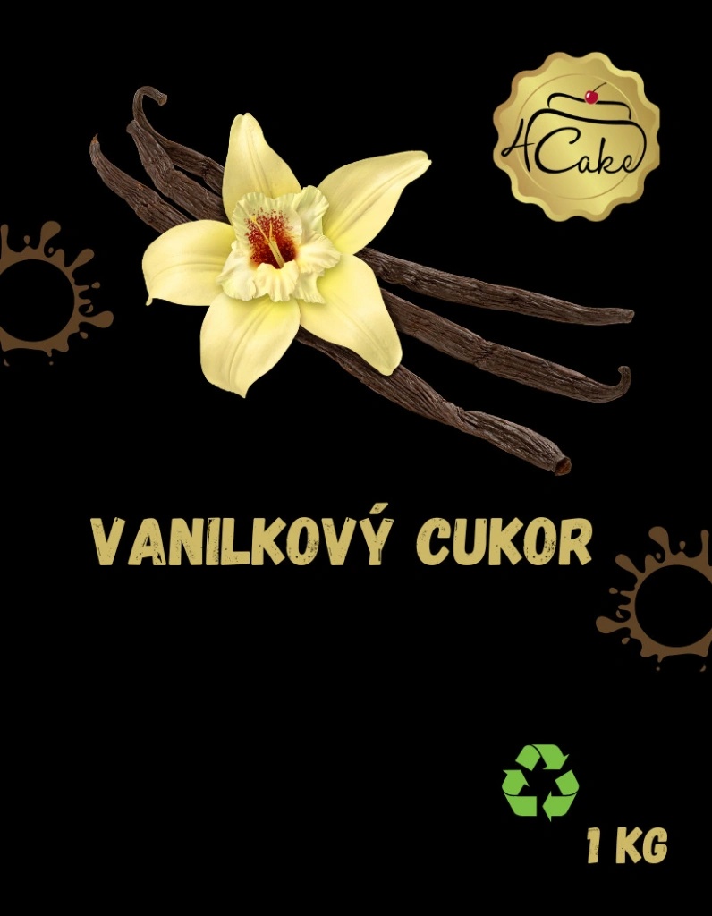 4Cake Vanilkový cukor 1 kg