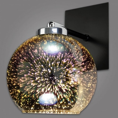 KEMAR NP/K/1/D3 - Стенна лампа KULE 3D 1xE27/60W/230V (PD506)