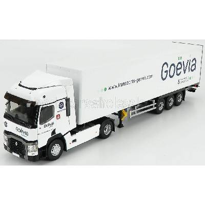 ELIGOR RENAULT T460 TRUCK CASSONATO GOEVIA TRANSPORTS 2016 WHITE 1:43