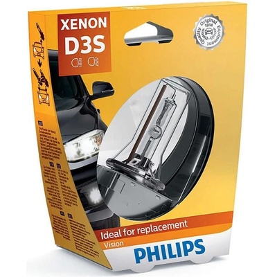 PHILIPS XENÓNOVÁ VÝBOJKA D3S 42V 35W VISION 42403VIS1