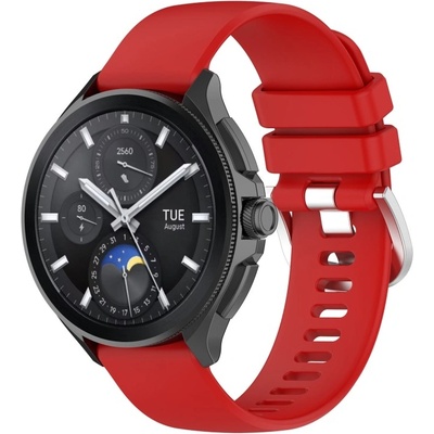 PROTEMIO 71825 SILICONE Vymeniteľný remienok pre Xiaomi Watch S3 červený
