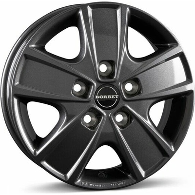 Borbet CWG 6x16 5x118 ET68 mistral anthracite gloss