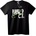 NOONEBRAND Тениска 'Много планки' - 7XL, Black
