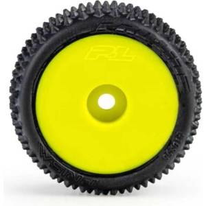 Pro-Line колело 1: 28 килимно Prism, диск жълт, Hex 7mm (4): Losi Micro-T