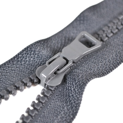 Takoy Zip Sarah kostěný dělitelný 5mm - tmavě šedá 54 cm