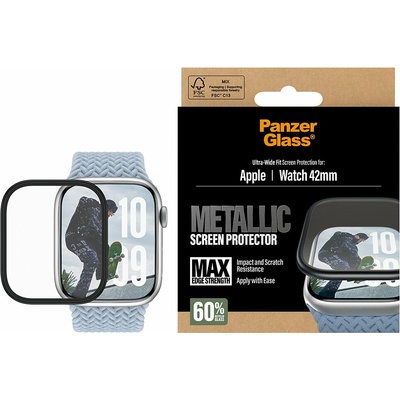 PanzerGlass Apple Watch 11/10 42mm s kovovým rámečkem PG38147 – Sleviste.cz