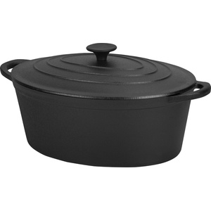 Kraft & Dele Чугунена тава за печене 6, 4l 33cm с капак 68022 (KD4246)