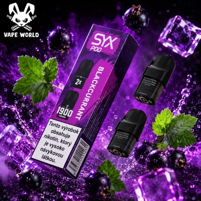 SYX Bar POD cartridge Blackcurrant 20 mg 2 ks