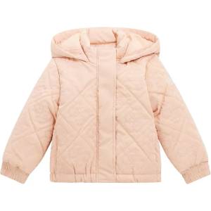 GUESS Преходно яке за мини момичев розово злато с релефни детайли Guess